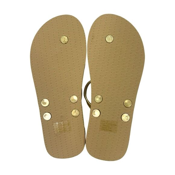 Joyfolie Leli Flip Flop - Gold - Size 7/8 - Picture 4 of 6